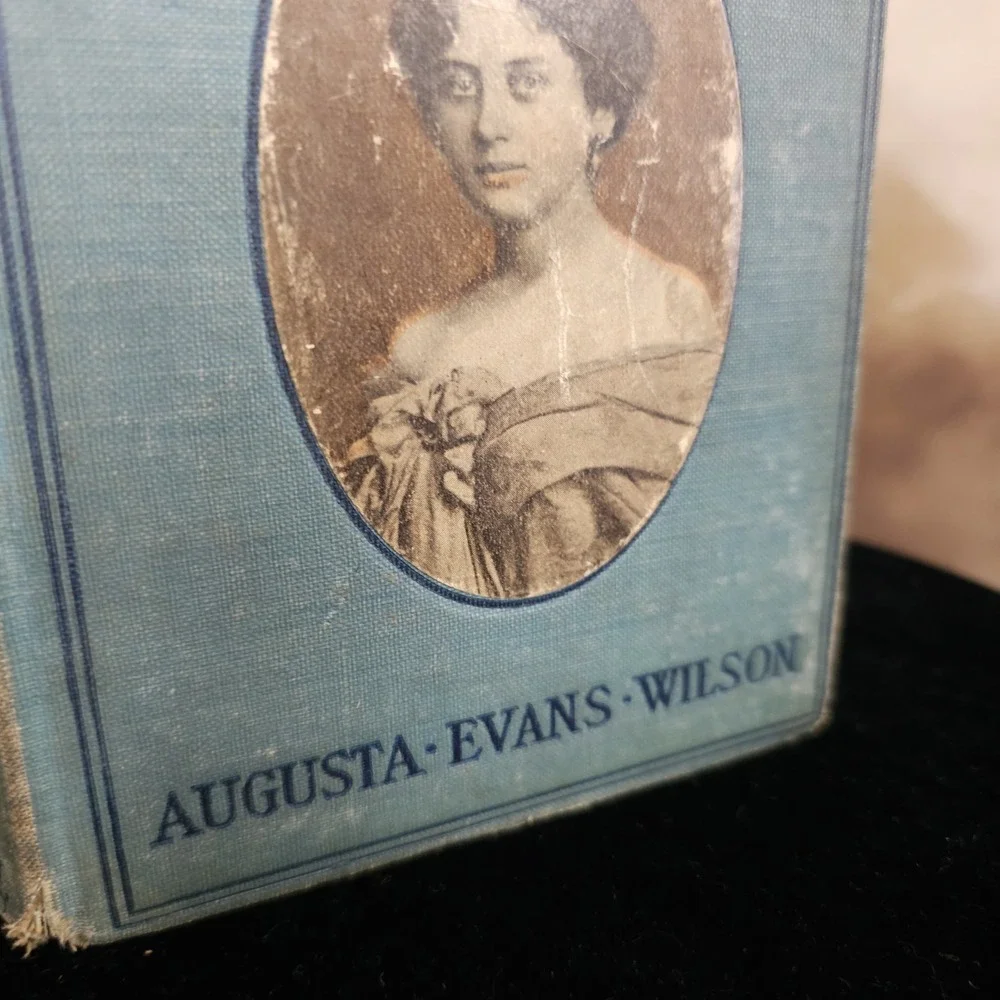 At the Mercy of Tiberius Hard Cover Book 1887 Antiquarian Antique Novel Augusta